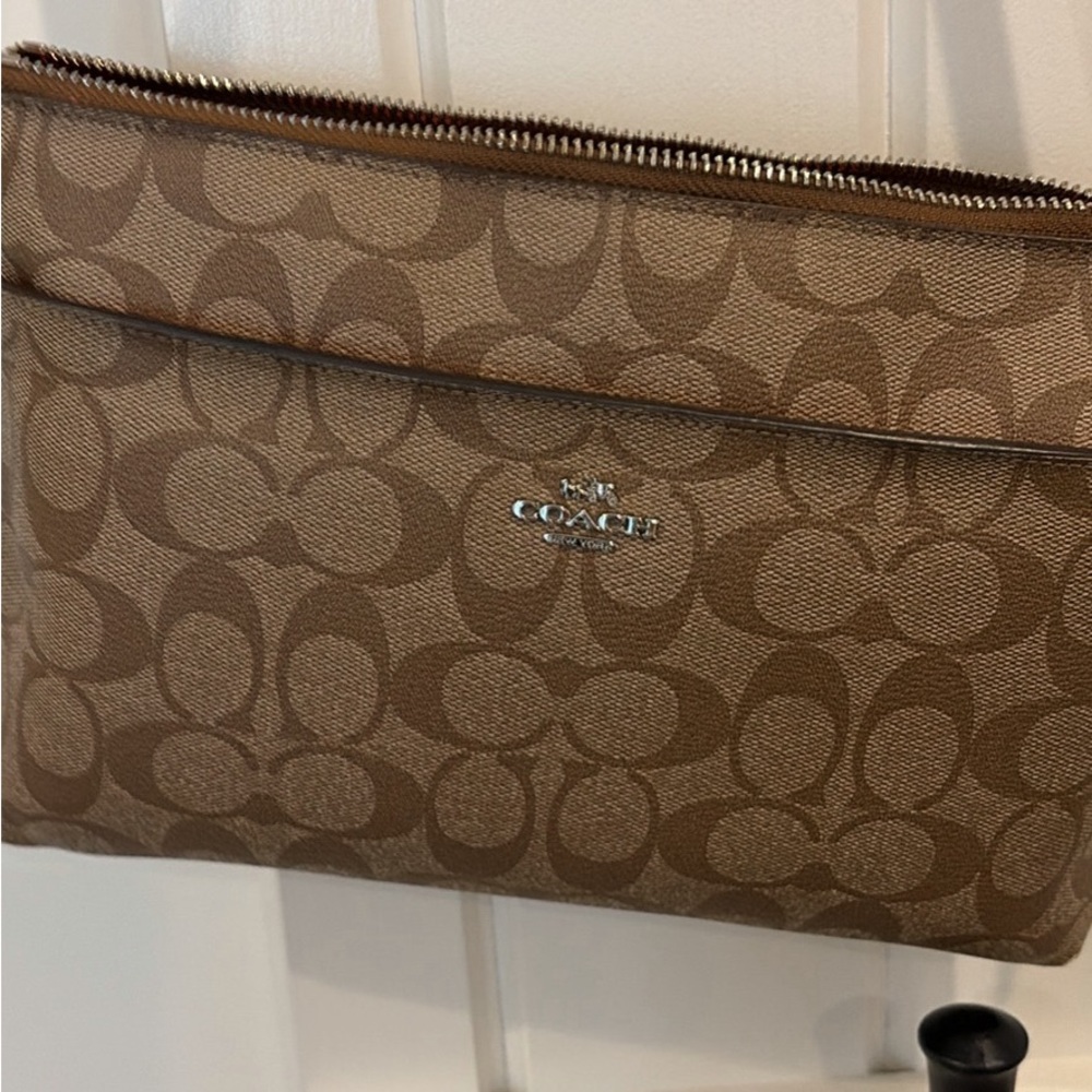 Coach Brown Signature Crossbody Bag